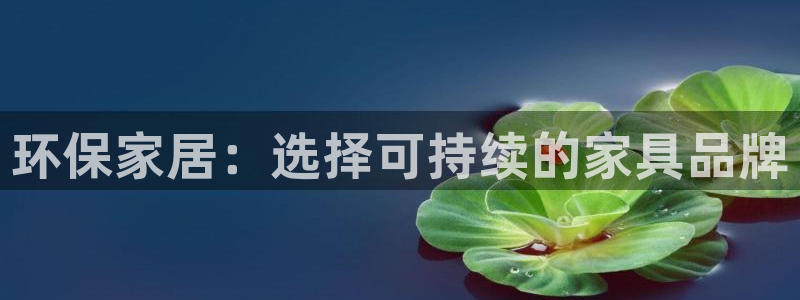 杏耀平台注册会员：环保家居：选择可持续的家具品牌